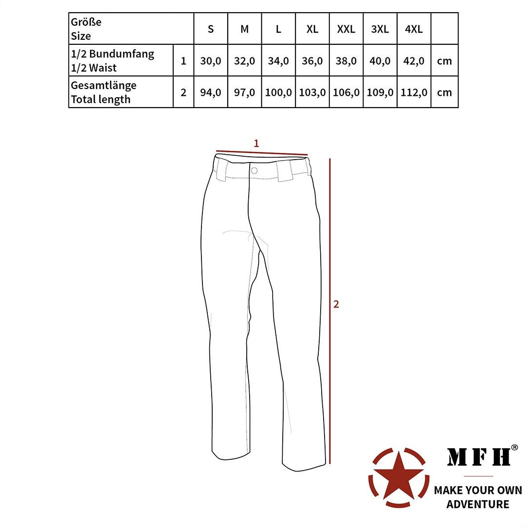 MFH JAV Armijos Apatinės Kelnės LEVEL II GEN III ECWCS
