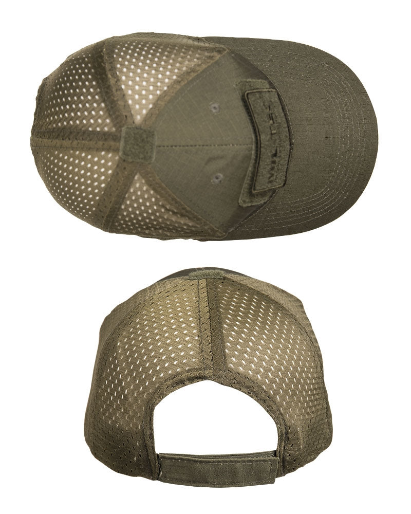 MIL-TEC Taktinė Kepurė Su Velcro Ir Tinkleliu